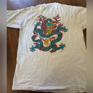 Men's The year of the dragon chinatown Sanfransisco vintage t-shirt dragon Rare